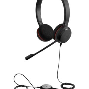 Jabra Evolve 20 MS Professional Wired Stereo Headset with Noise-Canceling Microphone