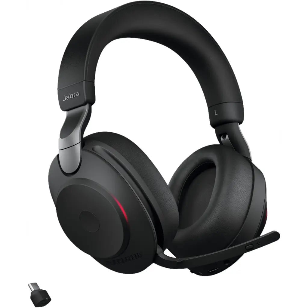 Jabra Evolve2 85 UC Stereo Wireless Bluetooth Headset with Active Noise Cancellation