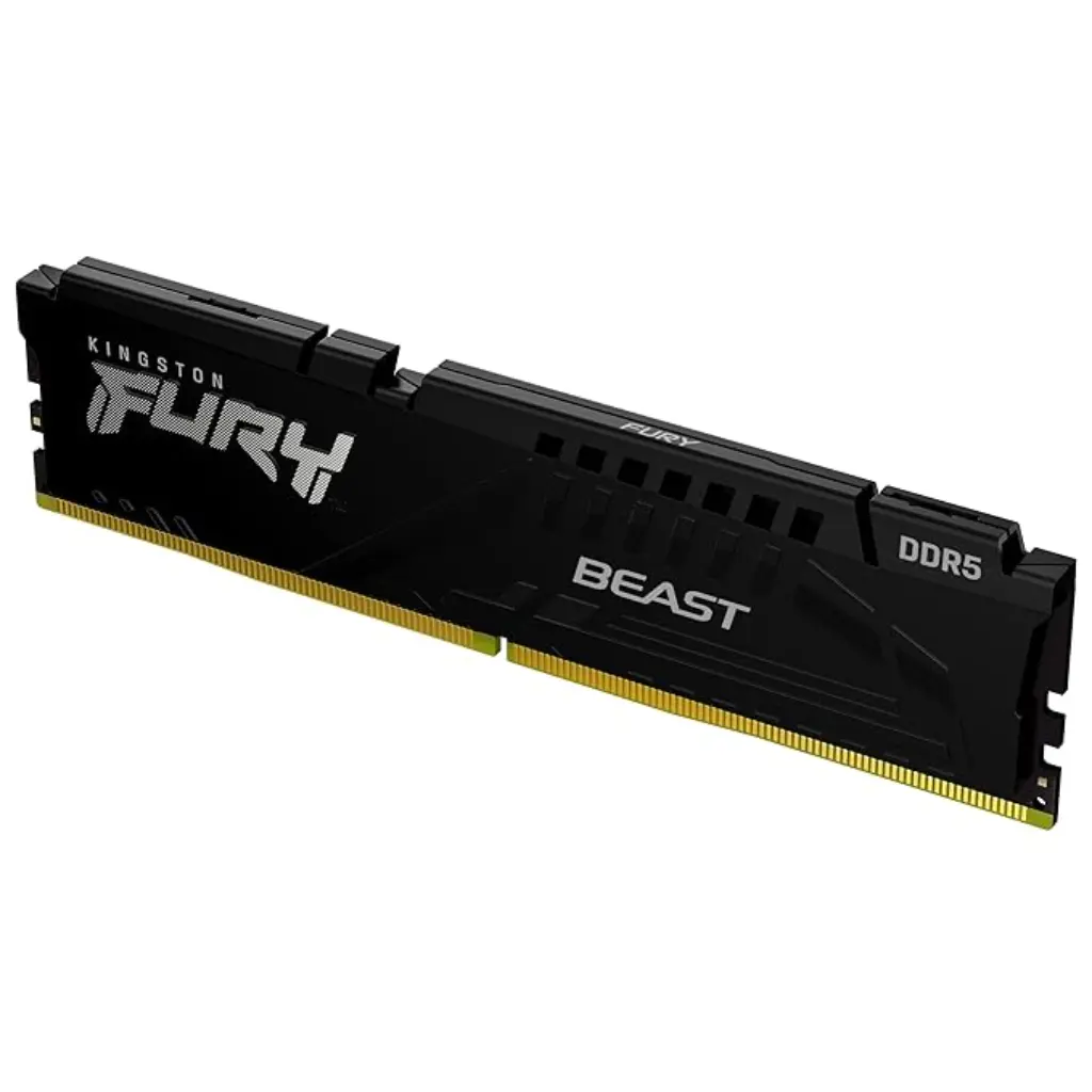 Kingston FURY Beast 16GB (1x16GB) DDR5 5200MHz CL36 UDIMM Desktop Gaming Memory Module