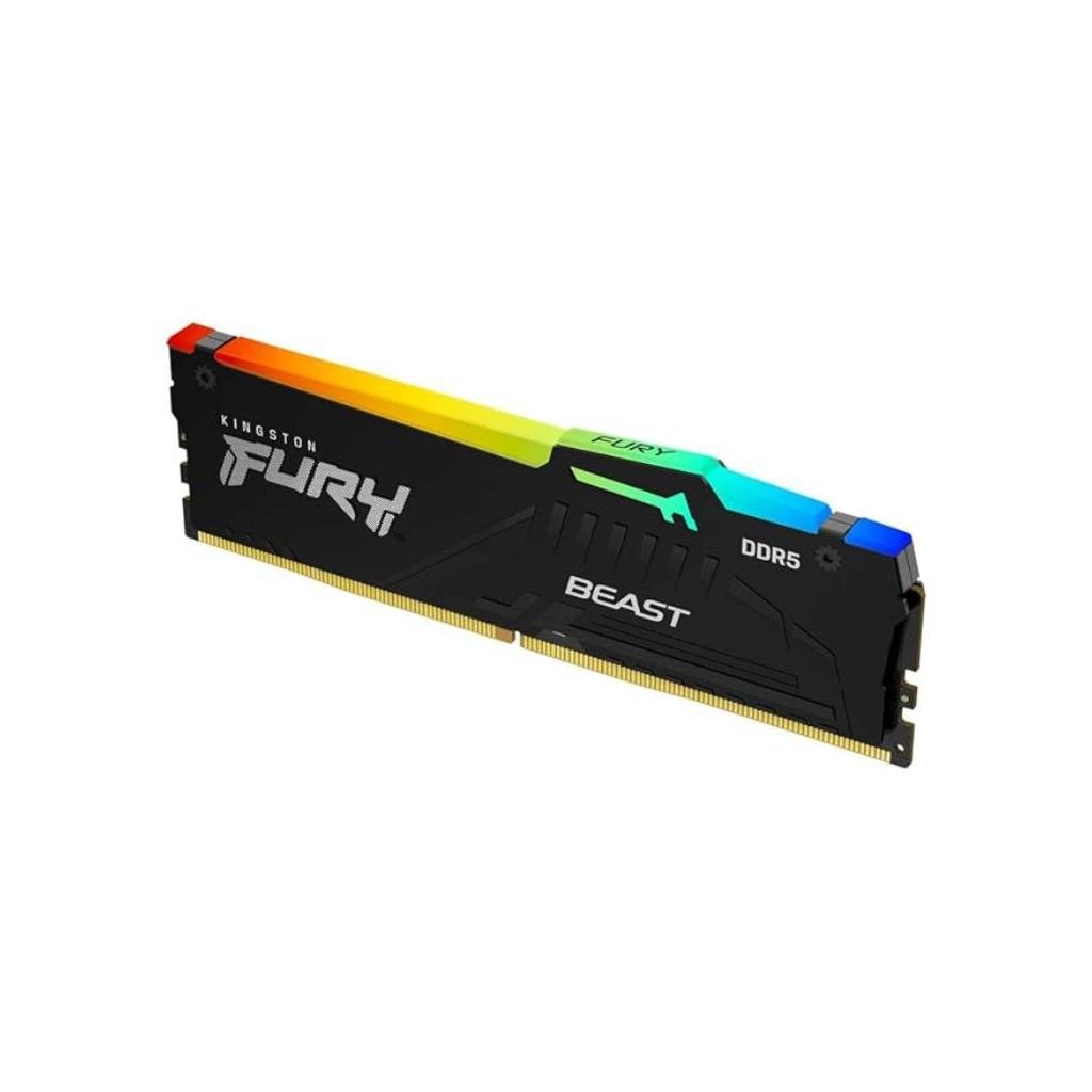 Kingston FURY Beast 32GB (2x16GB) DDR5 6000MHz CL36 UDIMM High-Performance Gaming Desktop Memory Kit