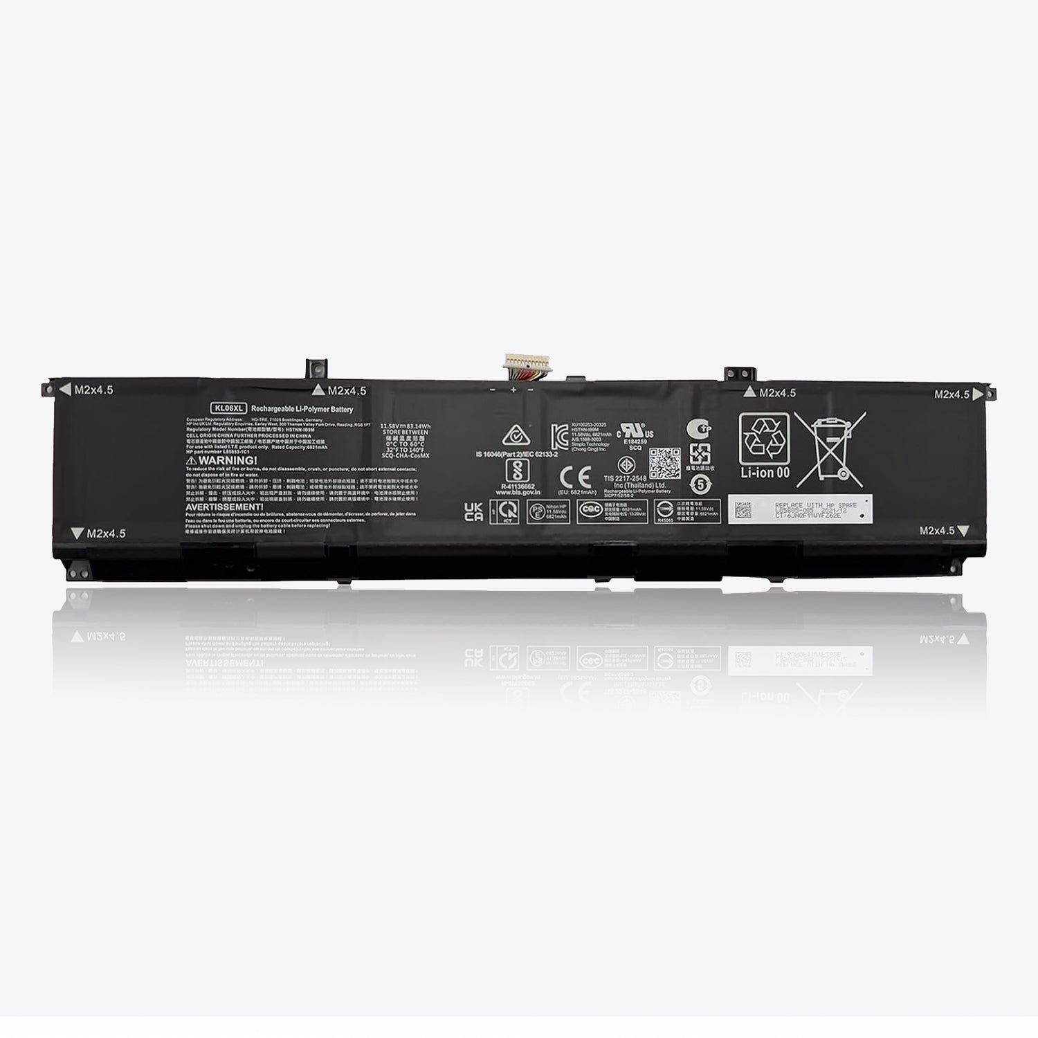 HP KL06XL OEM 83.14Whr 6821mAh 11.58V 6-Cell Replacement Laptop Battery