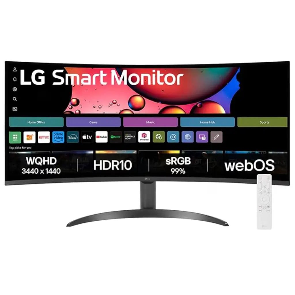 LG 34-inch UltraWide Curved WQHD Smart Monitor