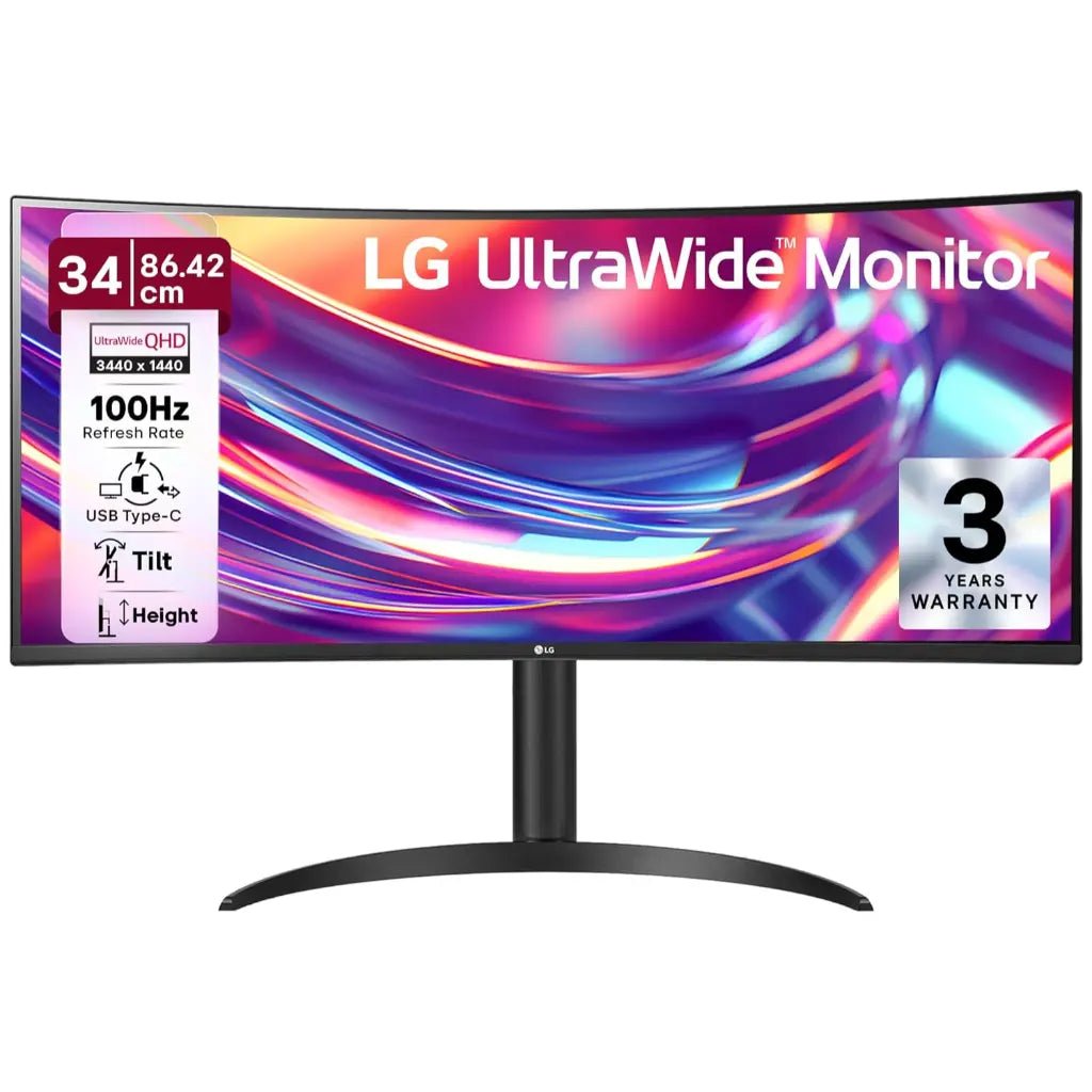 LG 34WR55QK 34-inch Curved UltraWide QHD Monitor