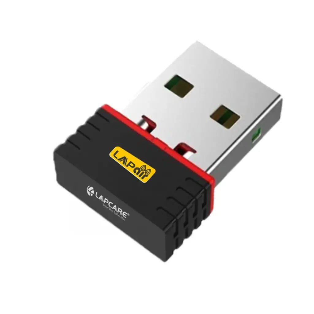 Lapcare 150Mbps Nano USB 2.0 Wireless WiFi Adapter (LWD-150) - Plug and Play