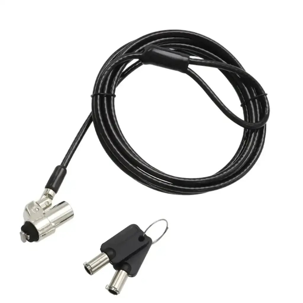 Lapcare LKL-9294 T-Slot Security Laptop Key Lock with 1.8M Cable and Tubular Key