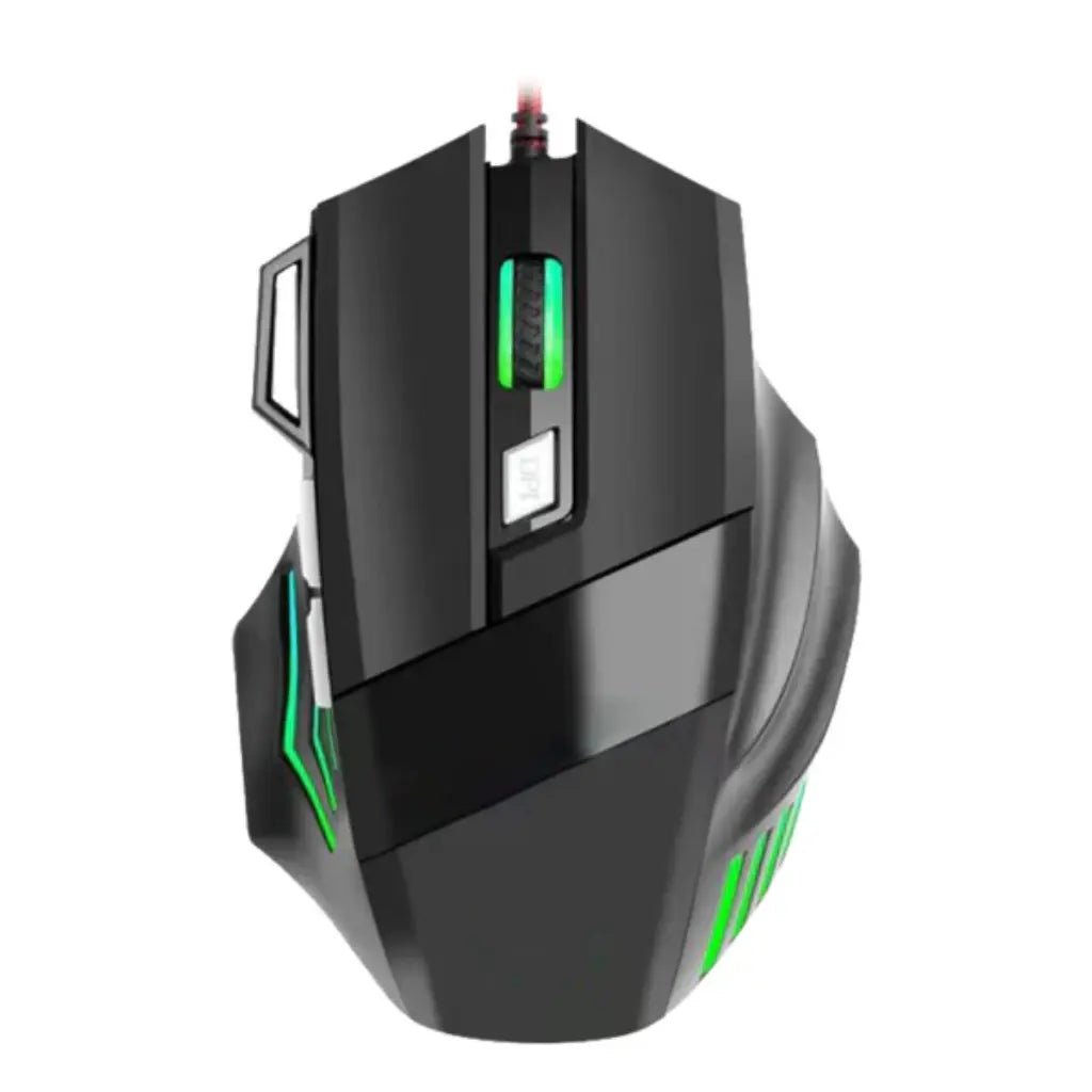 Lapcare LOX-509 Champ Wired RGB Gaming Mouse with Adjustable 3600 DPI Sensor