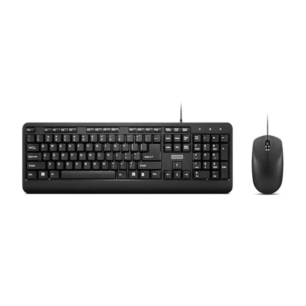 Lenovo 160 Wired USB-A Keyboard and Mouse Combo