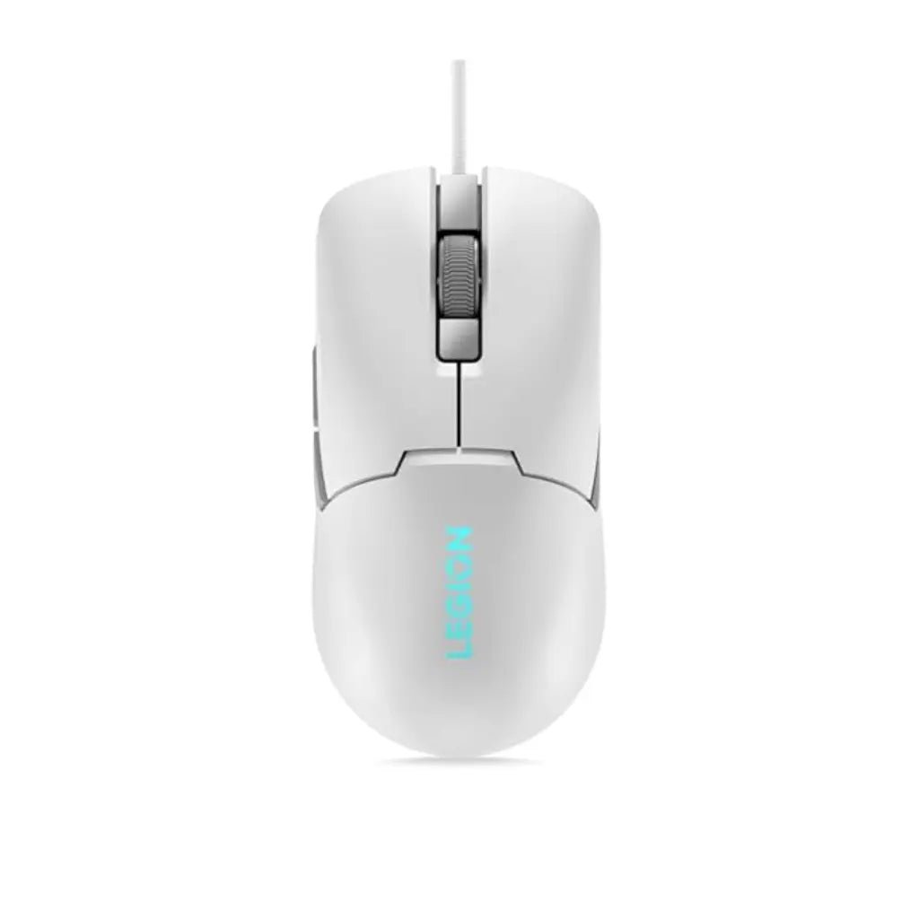 Lenovo Legion M300s Ultra-Lightweight 8000 DPI RGB Wired Gaming Mouse - Glacier White