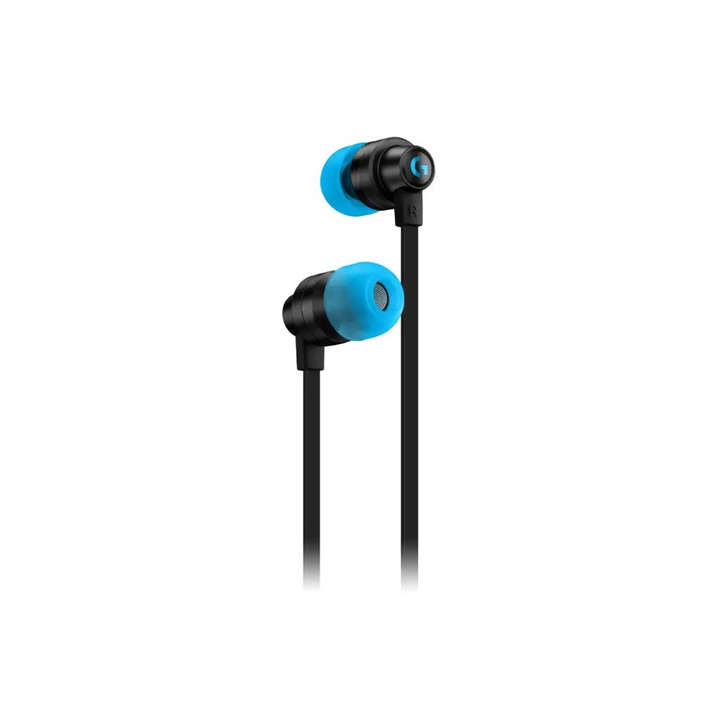 Logitech G333 Wired Gaming Earphones with Dual Dynamic Drivers and In-Line Microphone - Black