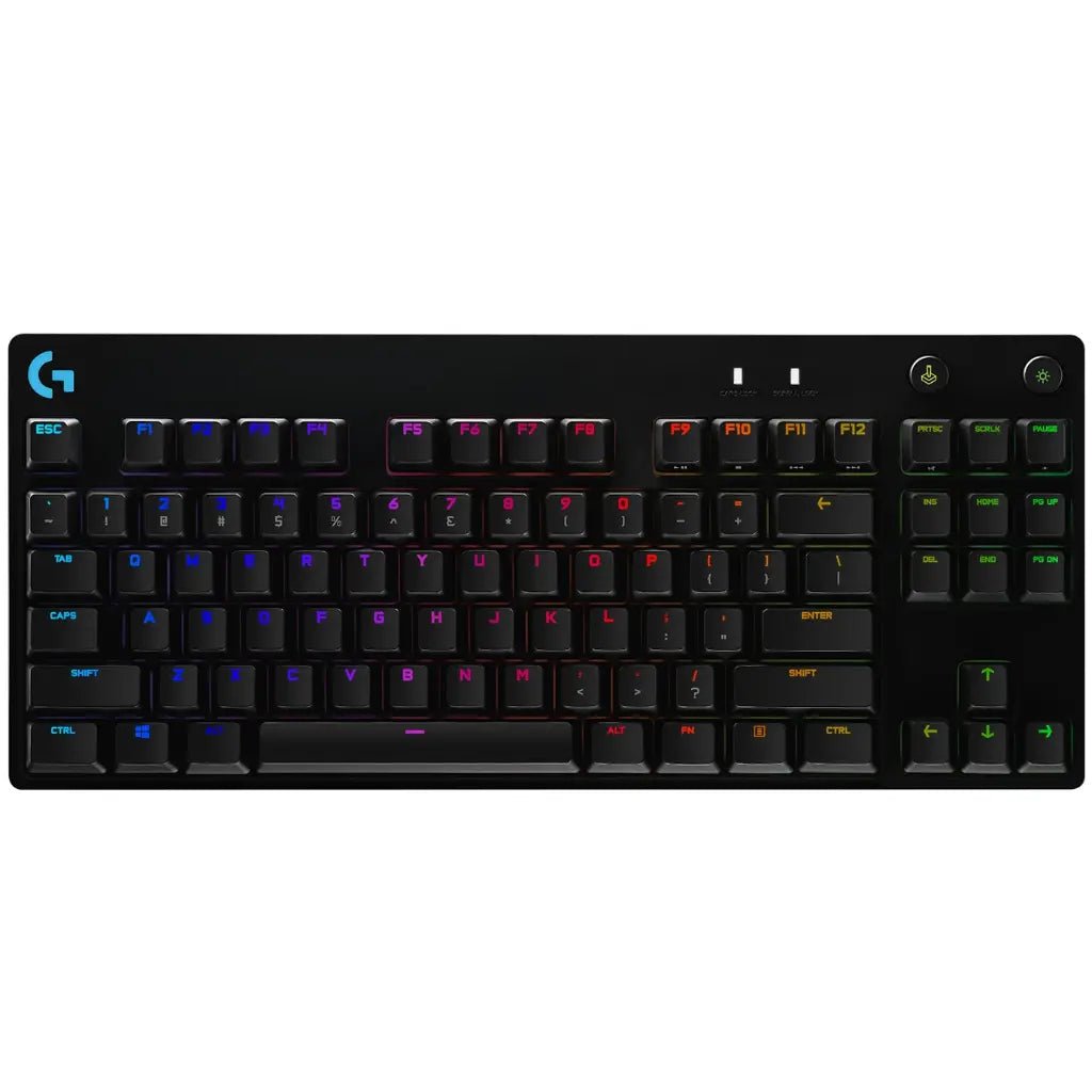 Logitech G PRO Tenkeyless Mechanical Gaming Keyboard - GX Blue Clicky Switches
