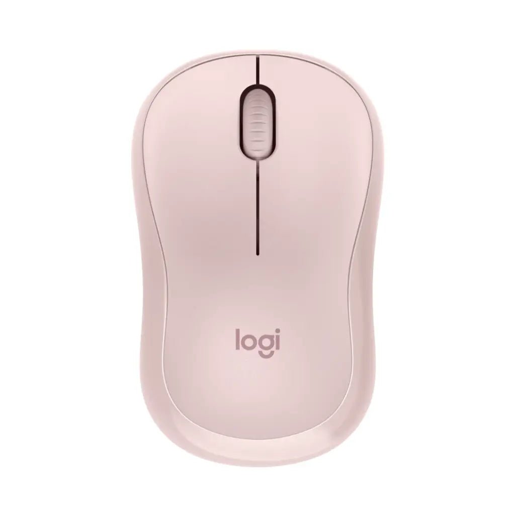 Logitech M240 Silent Bluetooth Wireless Mouse - Rose Pink Compact Ergonomic Design