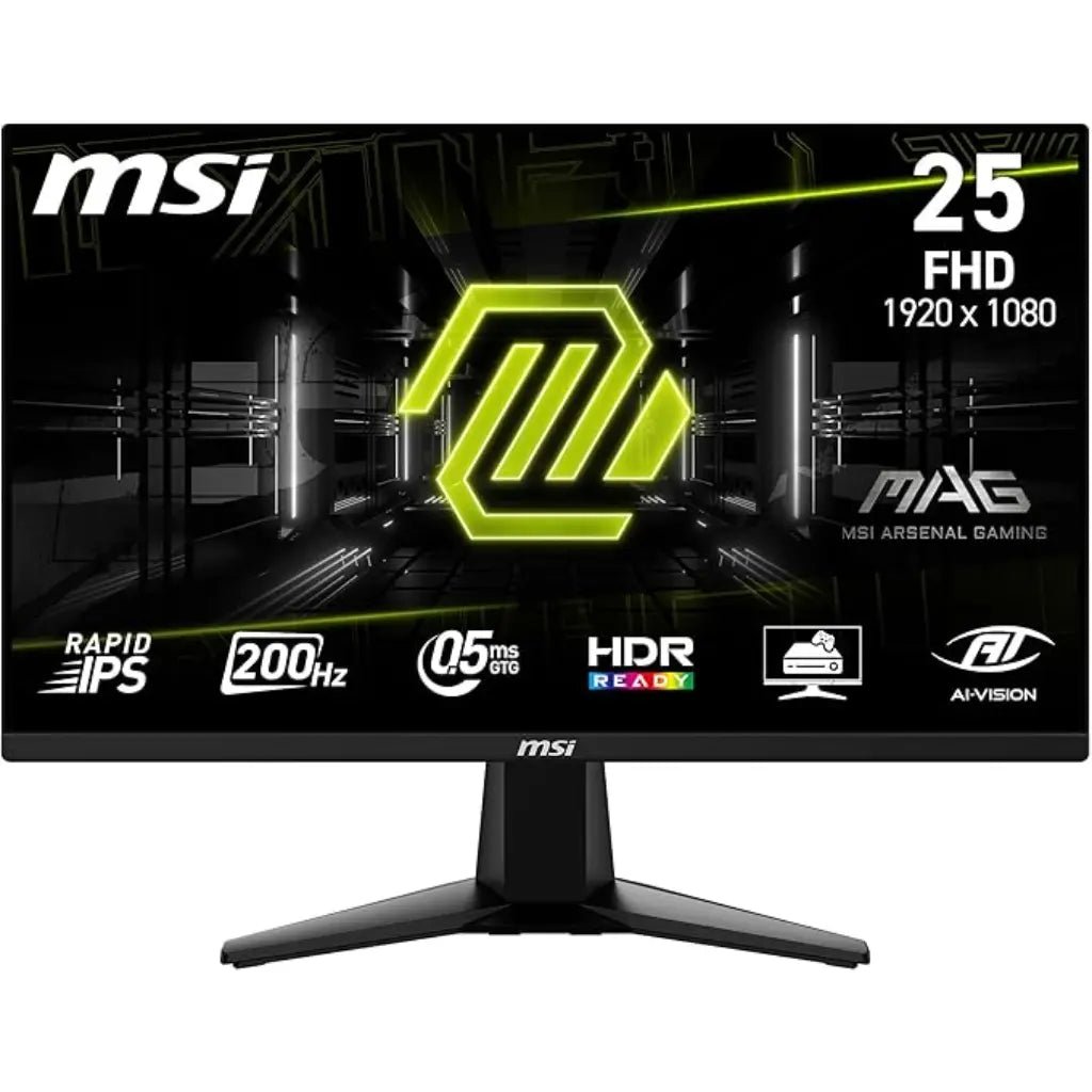 MSI MAG 255F E20 24.5-inch FHD 200Hz Rapid IPS Gaming Monitor with 0.5ms Response Time