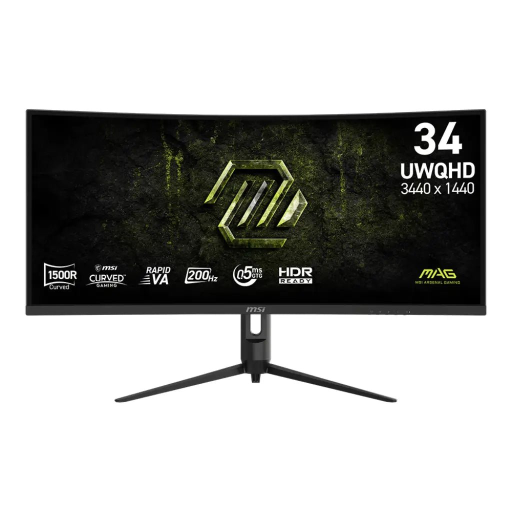 MSI MAG 342CQRF E20 34-inch UWQHD 1500R Curved Gaming Monitor