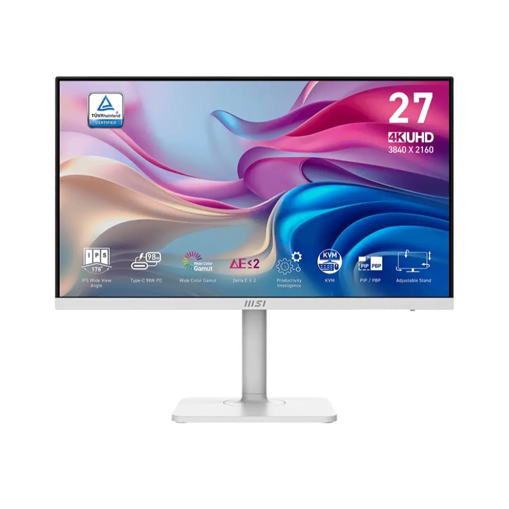 MSI Modern MD272UPHW 27-inch 4K UHD IPS Productivity Monitor with HDR 400