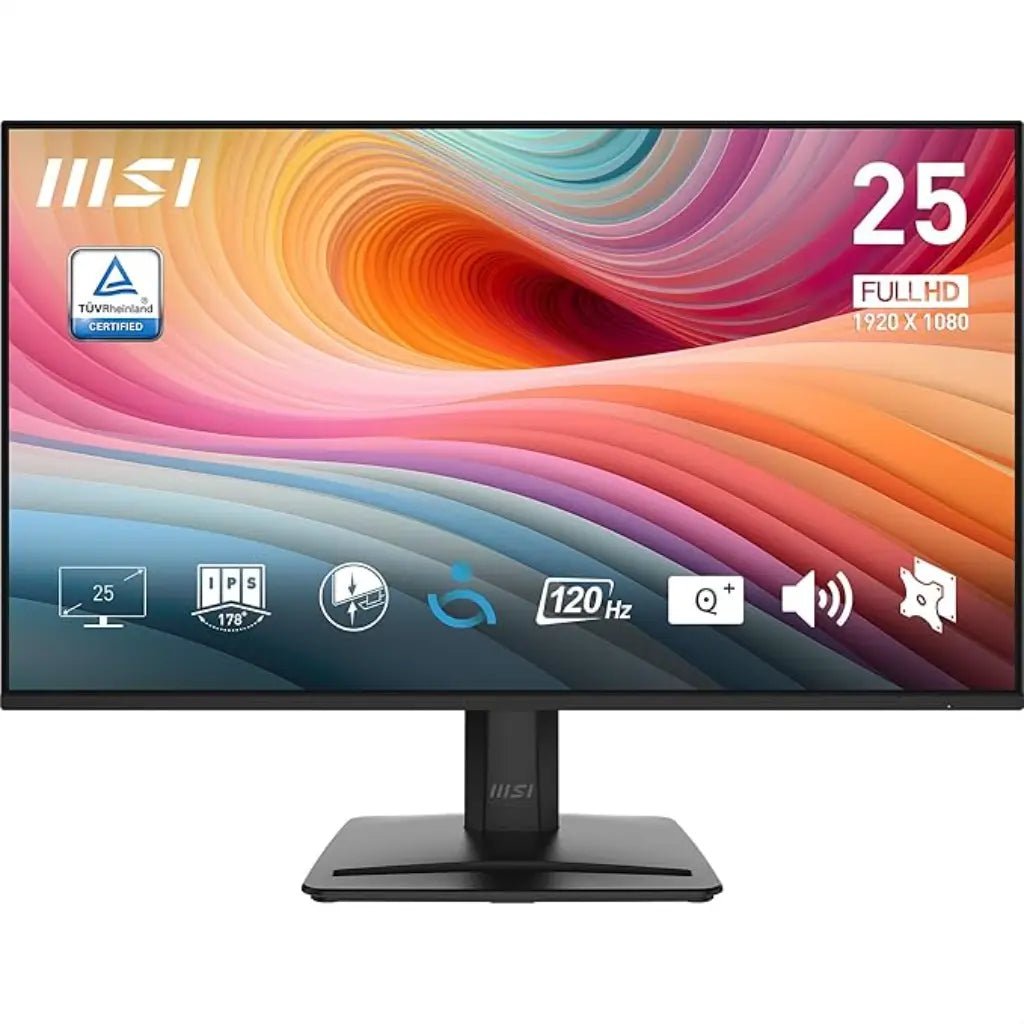 MSI PRO MP251 E2 24.5" 120Hz IPS Full HD Business Monitor with Built-in Speakers