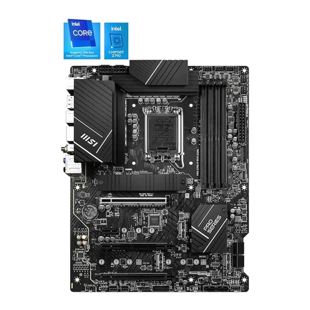 MSI PRO Z790-P WIFI 6E Intel Z790 LGA1700 DDR4 ATX Motherboard for 12th/13th/14th Gen Intel Core Processors