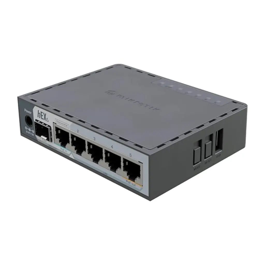 MikroTik hEX S (RB760iGS) Gigabit Ethernet Router with SFP Port