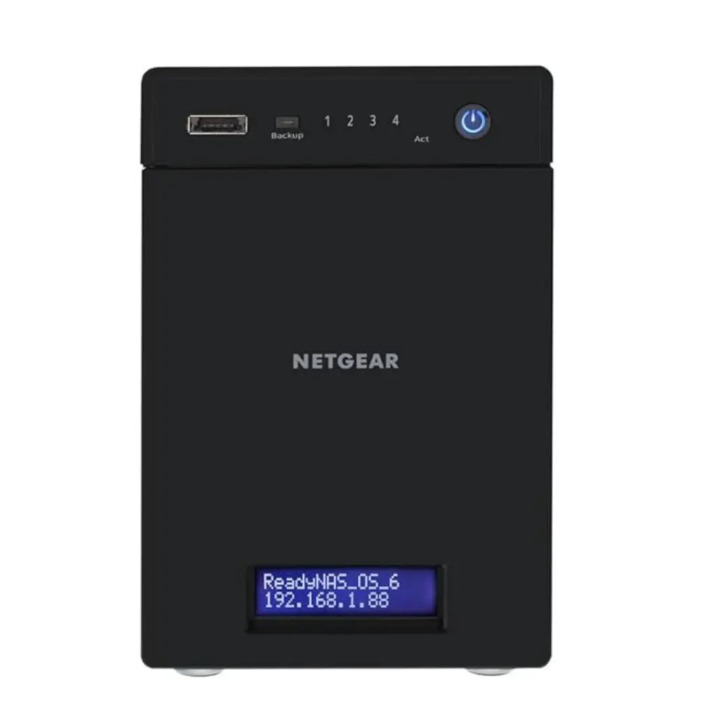 Netgear ReadyNAS RN214 4-Bay Diskless Desktop Network Attached Storage for Personal Cloud