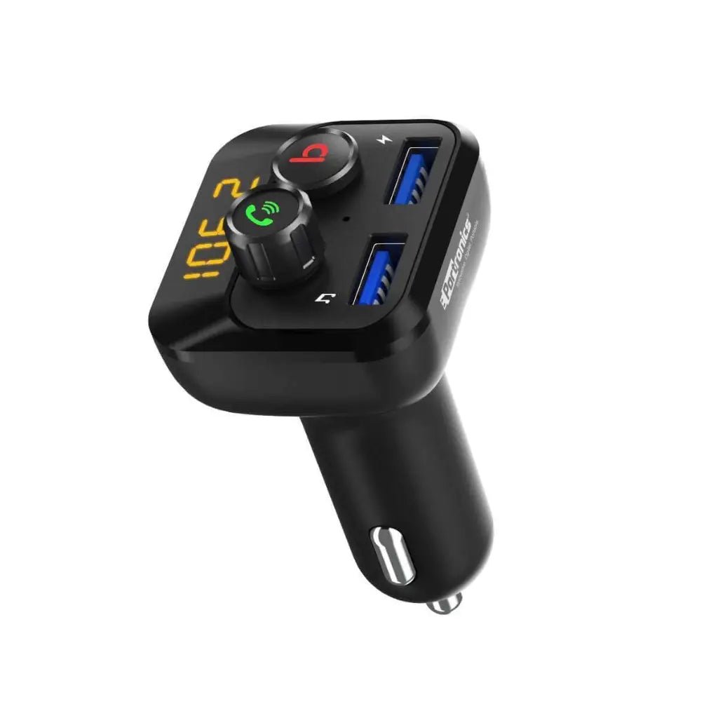 Portronics Auto 10 Car Bluetooth Receiver with Hands-Free Calling