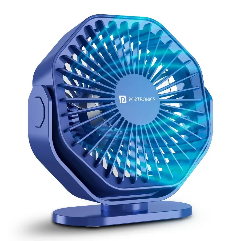 Portronics Chill On Mini Type-C 360-Degree Rotating Portable Handheld Fan