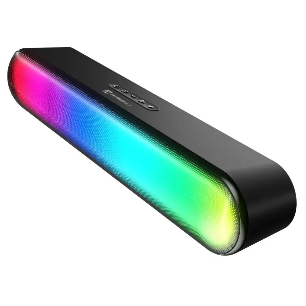 Portronics Decibel 23 16W Portable Bluetooth Soundbar with RGB Lights and 5-Hour Playtime