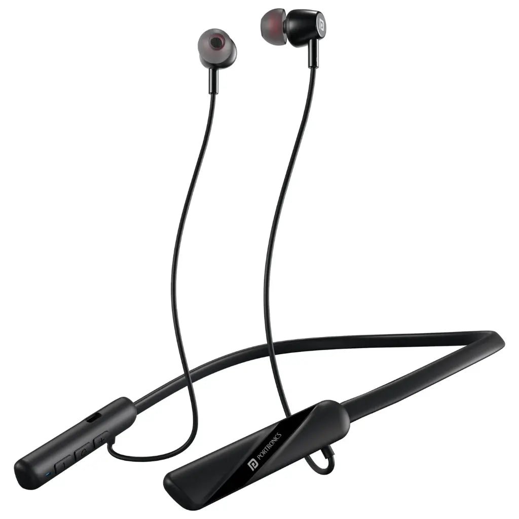 Portronics Harmonics Z10 Wireless Neckband with Bluetooth 5.3 and 35-Hour Battery Life
