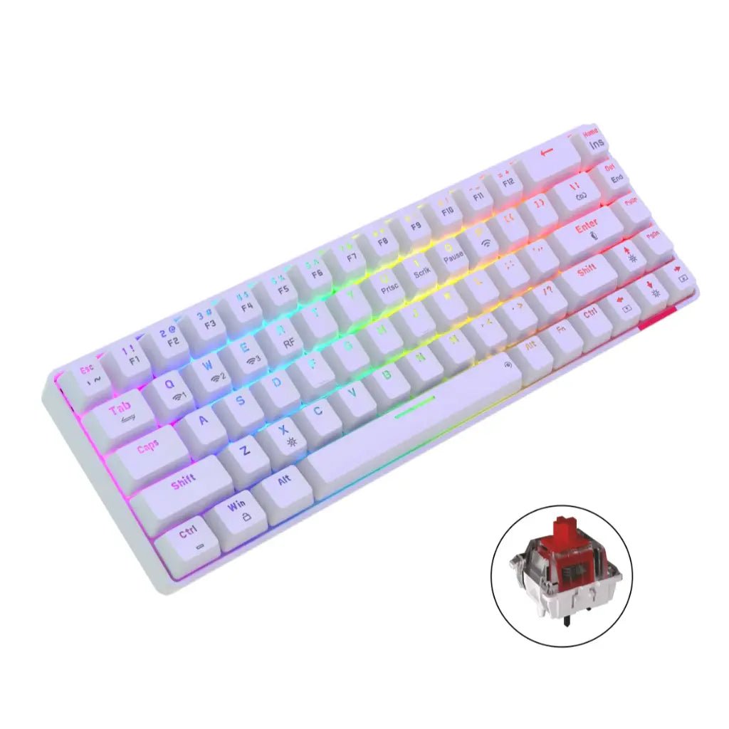 Portronics Hydra 10 (POR 1607) Mechanical Wireless Gaming Keyboard with RGB Backlighting