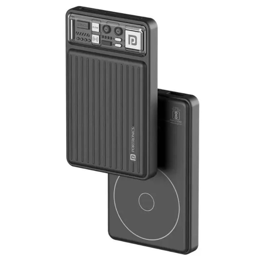 Portronics Luxcell Wireless Mini 10K (POR 2178) 10000mAh Portable Power Bank with Wireless Charging