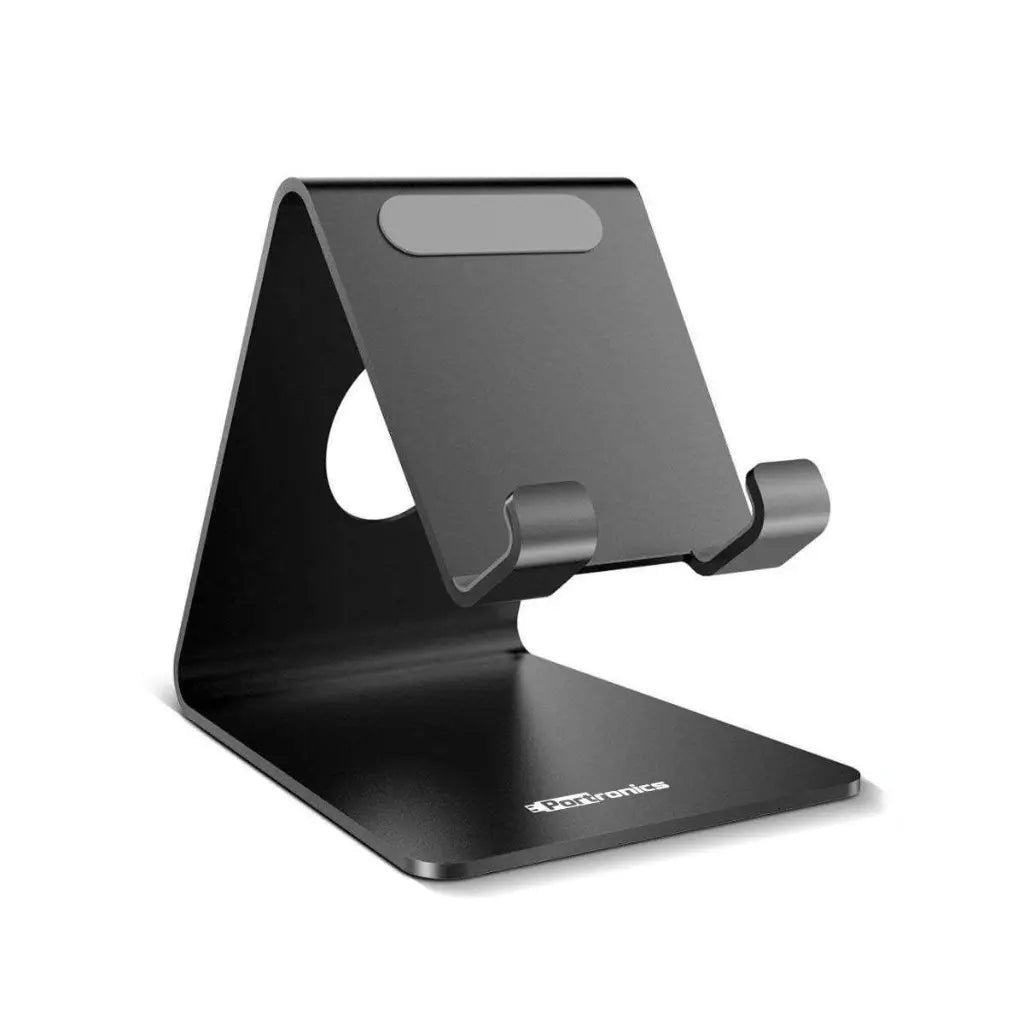 Portronics Modesk POR 122 Universal Stainless Steel Mobile Phone Stand - Black