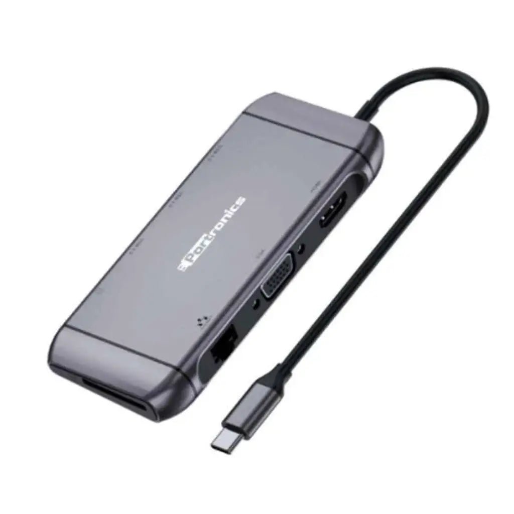 Portronics Mport 9C 9-in-1 USB-C Multiport Hub with HDMI