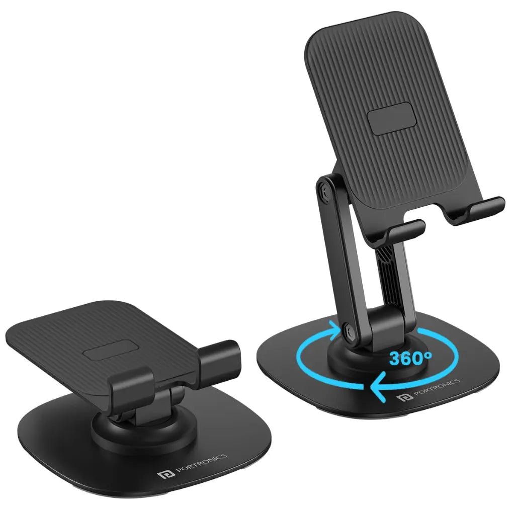 Portronics My Buddy K9 (POR 1885) Ergonomic Adjustable Laptop Stand with Ventilated Cooling Design