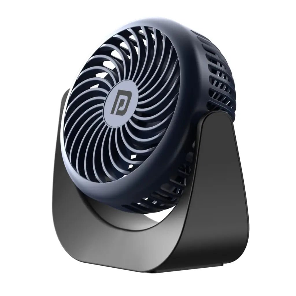 Portronics 360-Degree Rotatable Portable Rechargeable Fan with 3 Speed Modes
