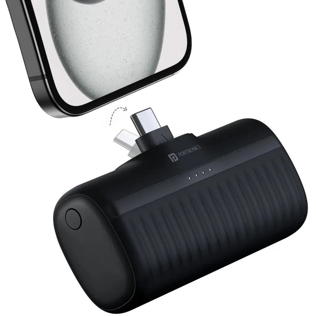 Portronics Power Pebble 5000mAh 20W Type-C Fast Charging Portable Power Bank (POR 2262)