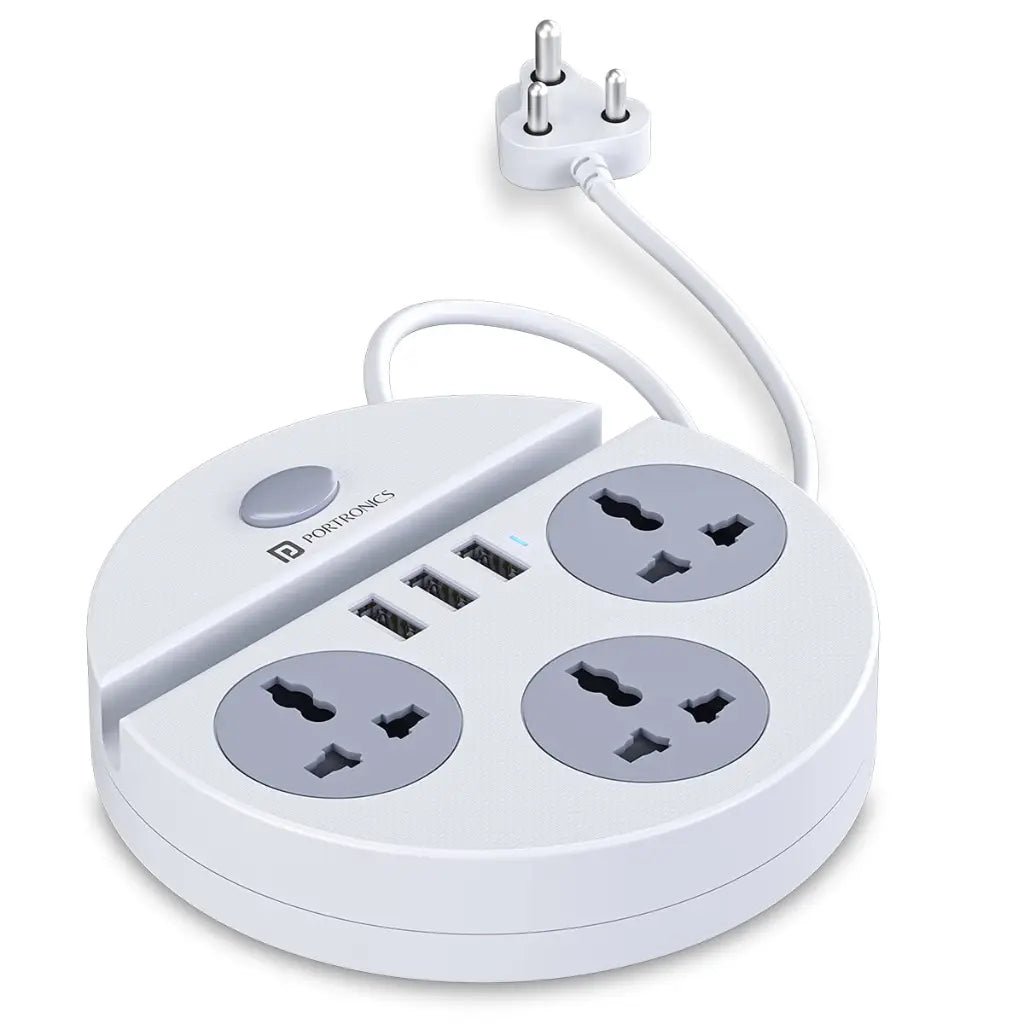 Portronics Power Plate 5 (POR 1359) 5-Socket Extension Board with 1.5m Cord