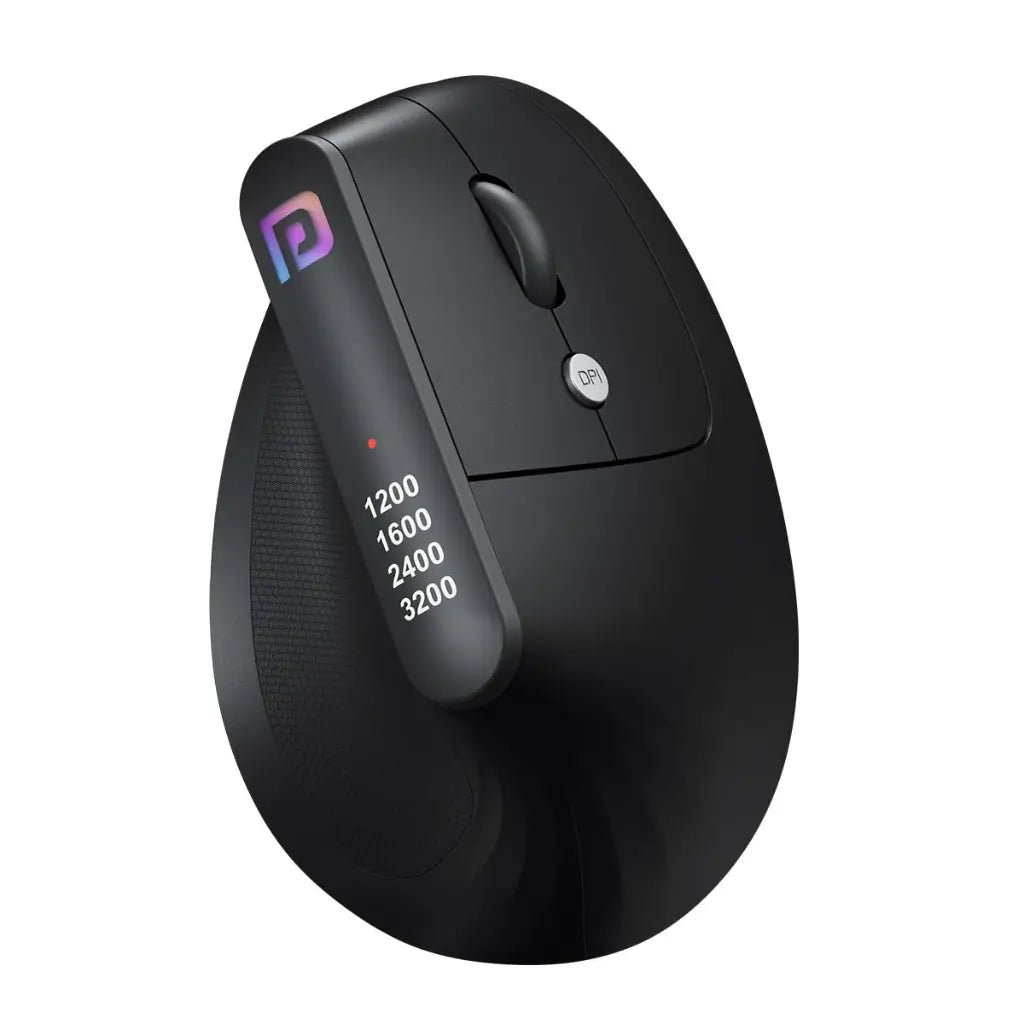 Portronics Toad Ergo POR 1808 Vertical Wireless Ergonomic Mouse with 1200 DPI Optical Sensor
