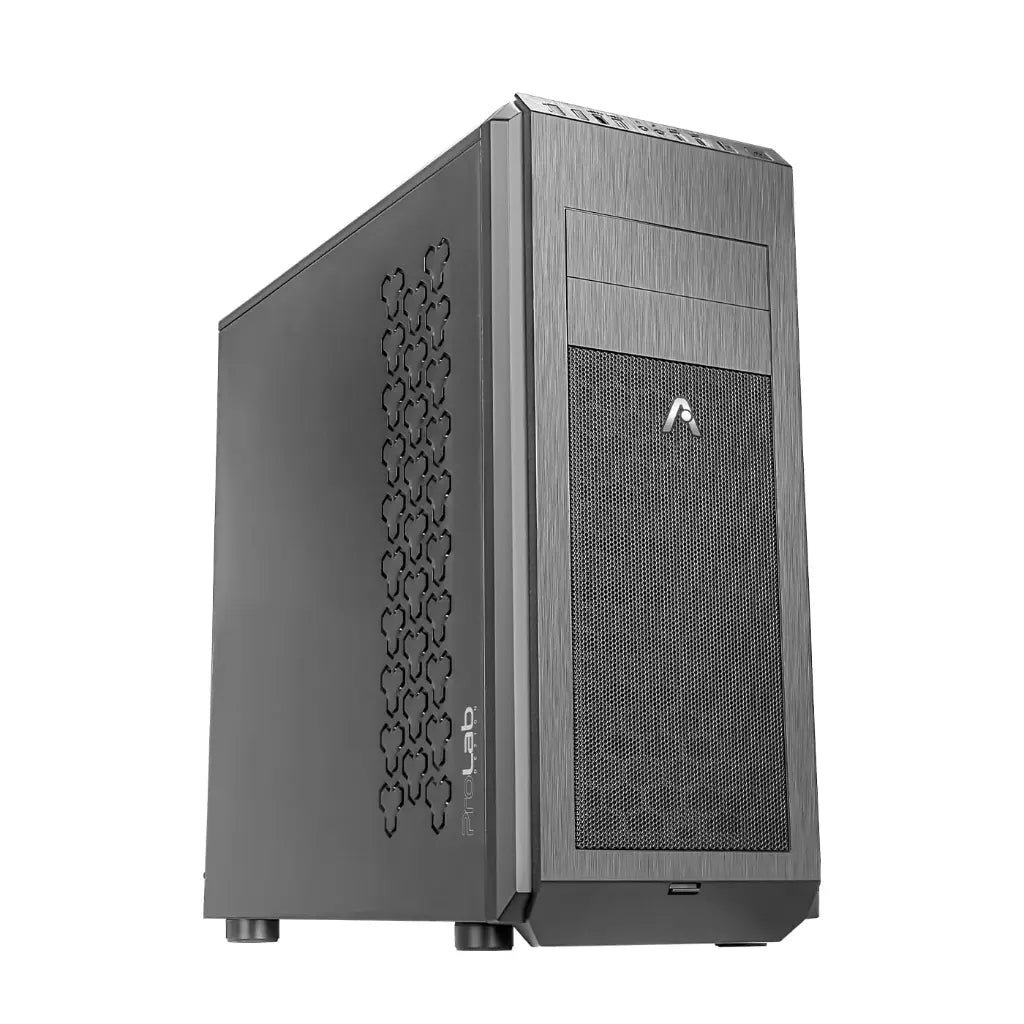 Prolab Design AI748 Full-Tower Workstation Case with High Airflow Mesh Front Panel - Black
