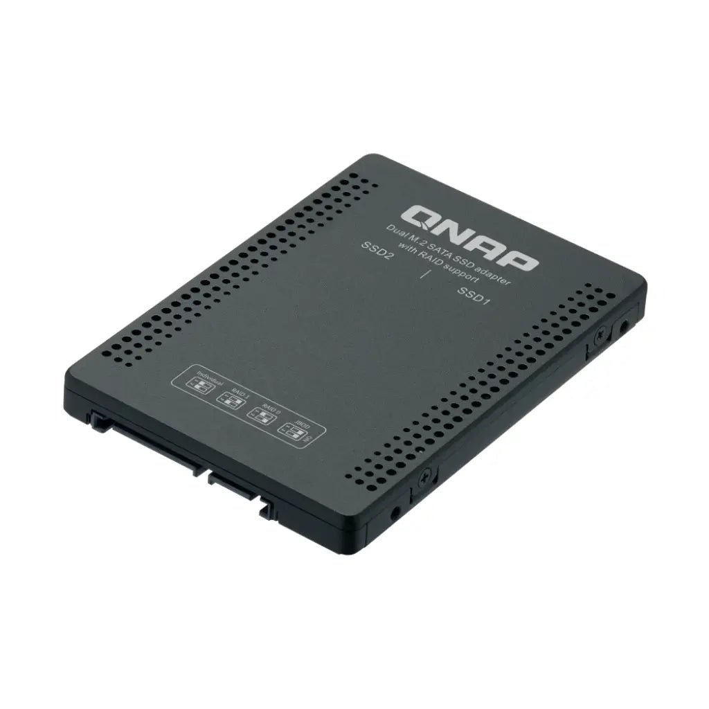 QNAP QDA-A2MAR Dual M.2 SATA SSD to 2.5-Inch SATA RAID Adapter for NAS and PC