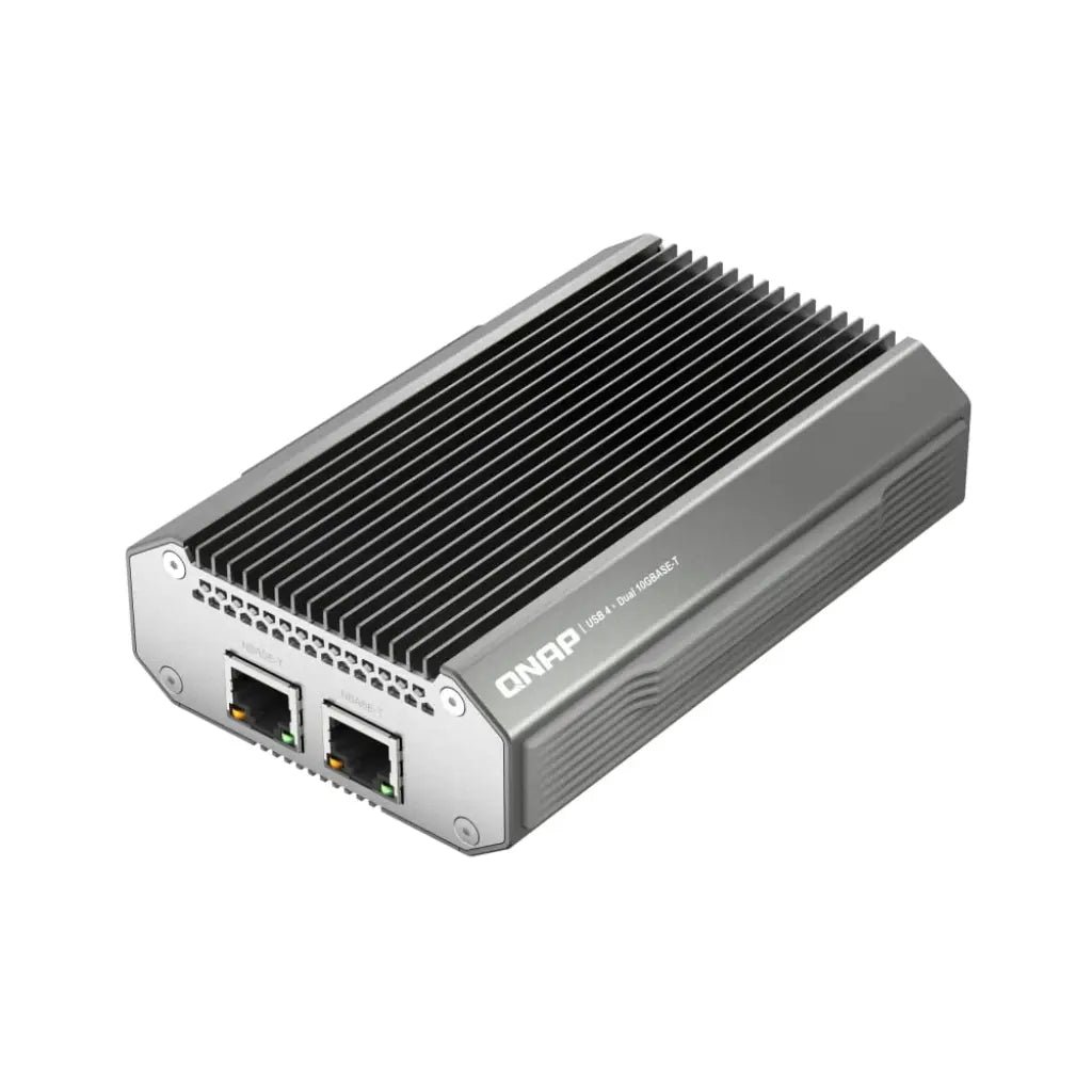 QNAP QNA-UC10G2T USB4 to Dual-Port 10GBASE-T RJ45 Network Adapter