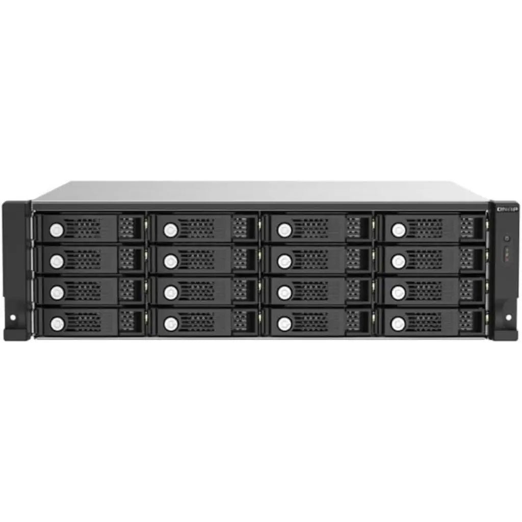 QNAP TL-R1620Sep-RP 3U 16-Bay SAS 12Gbps JBOD Storage Expansion Enclosure with Multipath Routing and DataBolt Technology