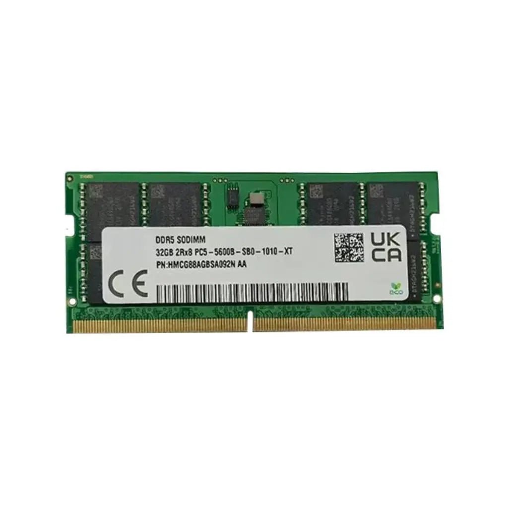 SK Hynix 32GB DDR5 5600MHz CL46 2Rx8 SO-DIMM Laptop Memory Module (Pulled)