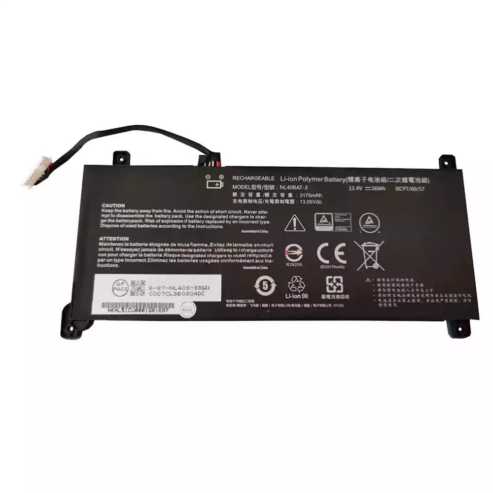 Clevo Aurore NL40BAT-3 Replacement Laptop Battery