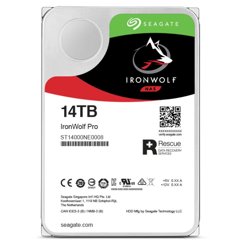 Seagate IronWolf Pro 14TB NAS Internal Hard Drive