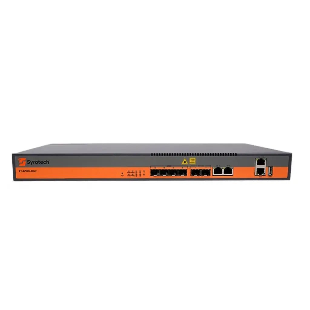 Syrotech 4-Port GPON OLT (SY-GPON-4OLT) with 1.25Gbps Uplink and 2.5Gbps Downlink
