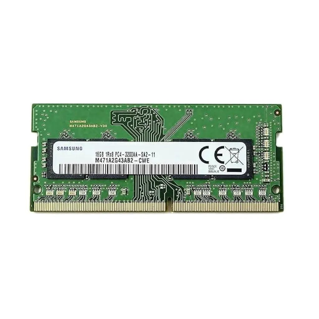 Samsung 16GB DDR4 3200MHz CL22 1Rx8 260-Pin SODIMM Laptop Memory Module (Pulled)