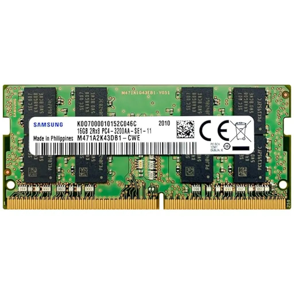 Samsung 16GB DDR4 3200MHz CL22 2Rx8 SODIMM Laptop Memory Module (Pulled)
