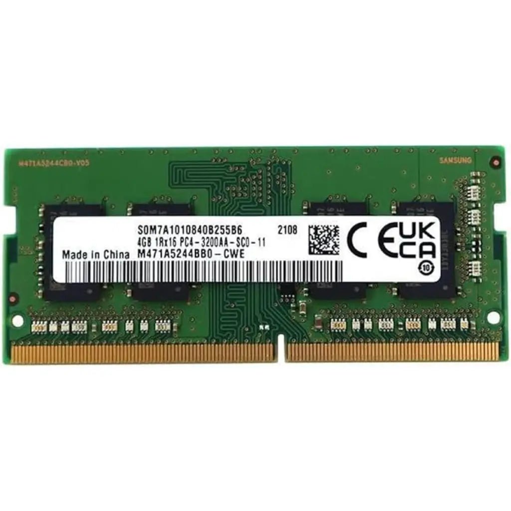 Samsung 4GB DDR4 3200MHz CL22 1Rx16 260-Pin SODIMM Laptop Memory Module (Pulled)