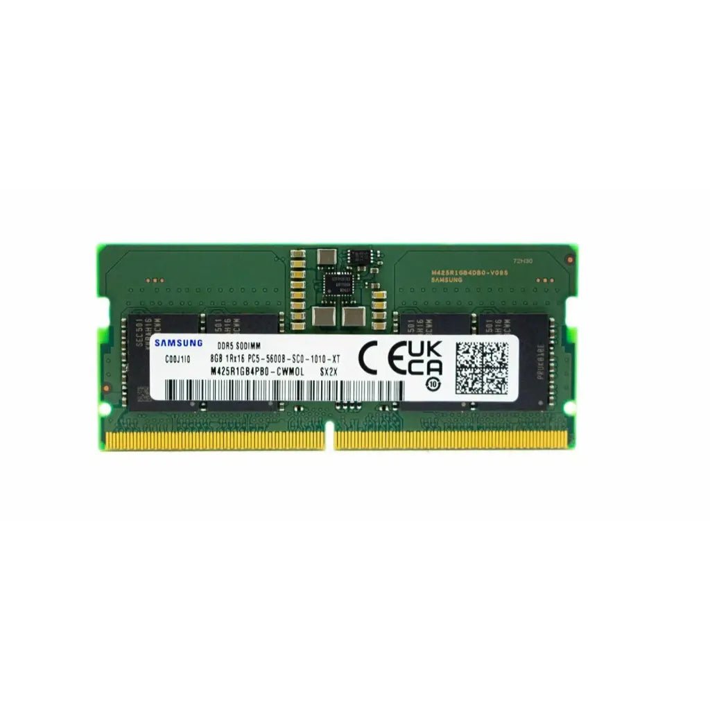 Samsung 8GB DDR5 5600MHz CL46 1Rx16 SODIMM Laptop Memory Module (Pulled)