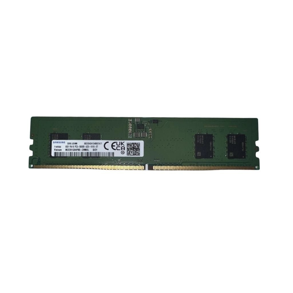 Samsung 8GB DDR5 5600MHz CL46 1Rx16 UDIMM Desktop Memory Module (Pulled)