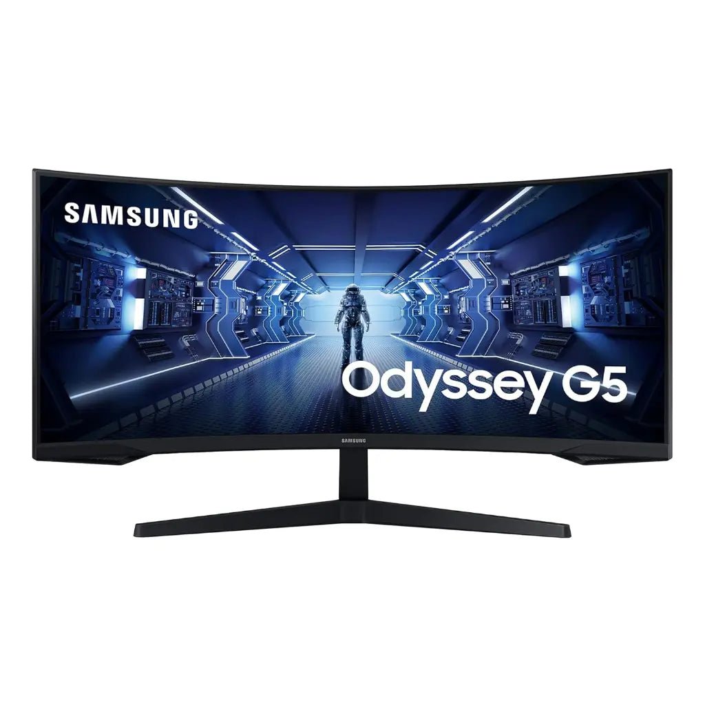 Samsung Odyssey G5 34-Inch WQHD 165Hz 1ms Curved Gaming Monitor with FreeSync Premium (LC34G55TWWWXXL)
