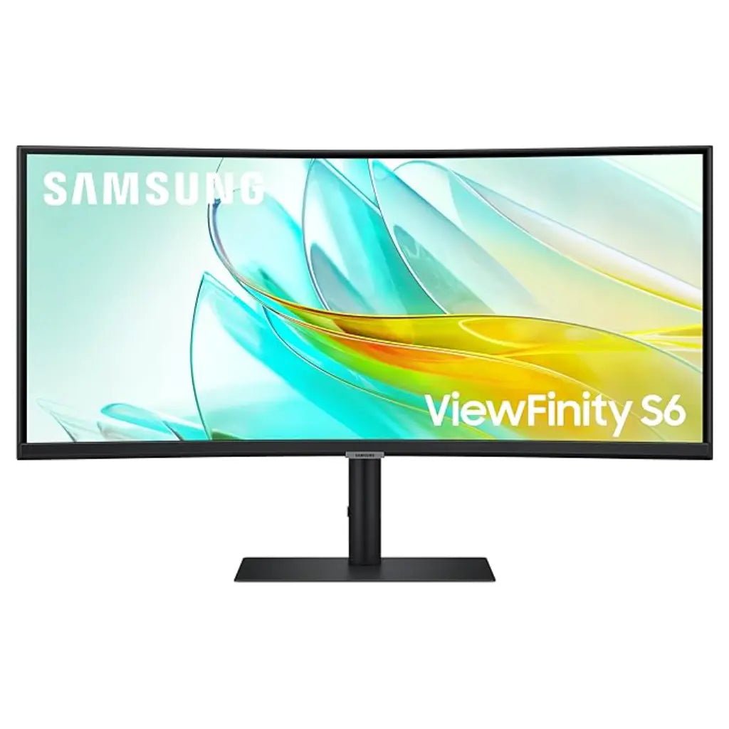 Samsung ViewFinity S6 34-Inch Ultra-WQHD 100Hz Curved Monitor with Built-in Speakers (LS34C650UAWXXL)